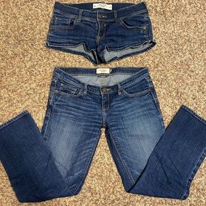 3 A&F Ladies Bottoms! Size 2!